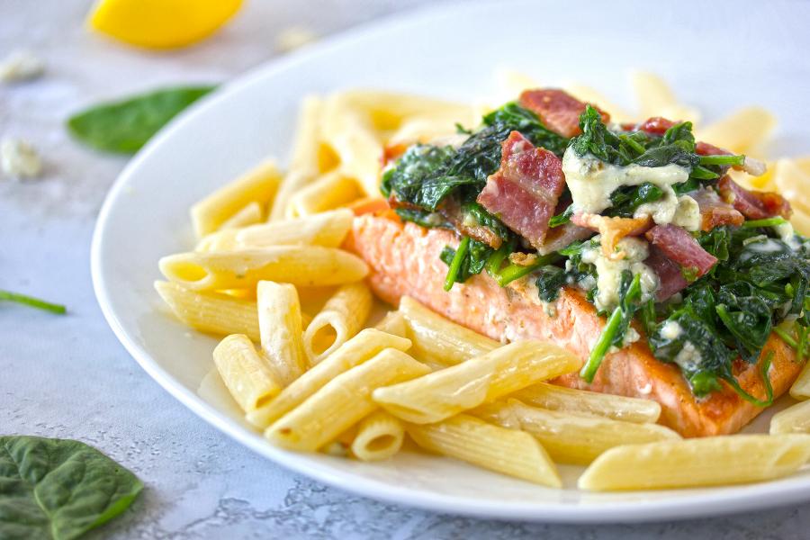 Chef Ami: Recipe for Pan-Seared Gorgonzola Salmon