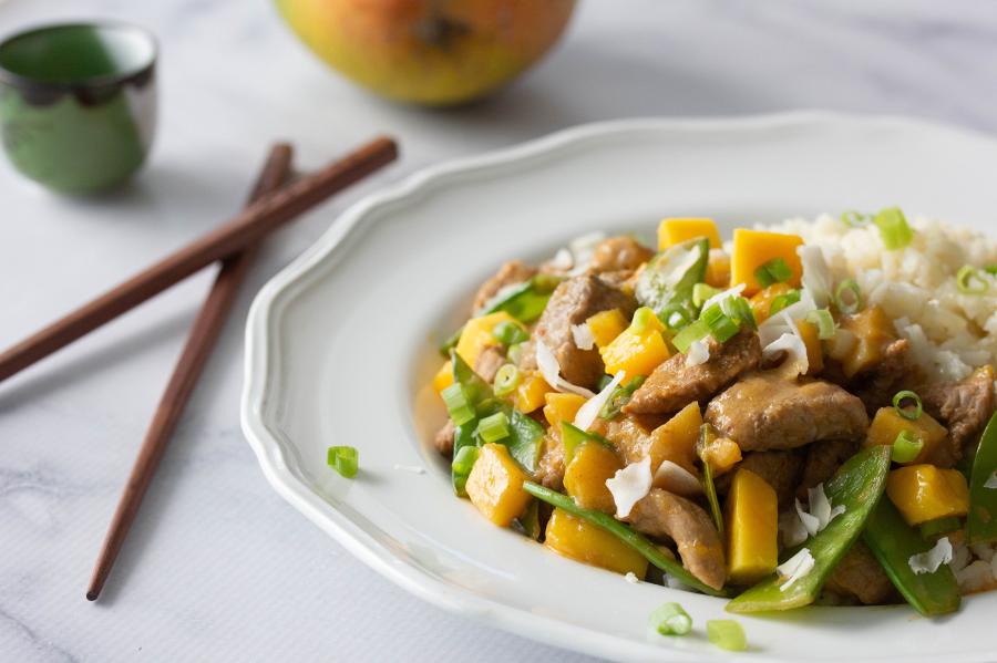 Coconut Mango Stir-Fry