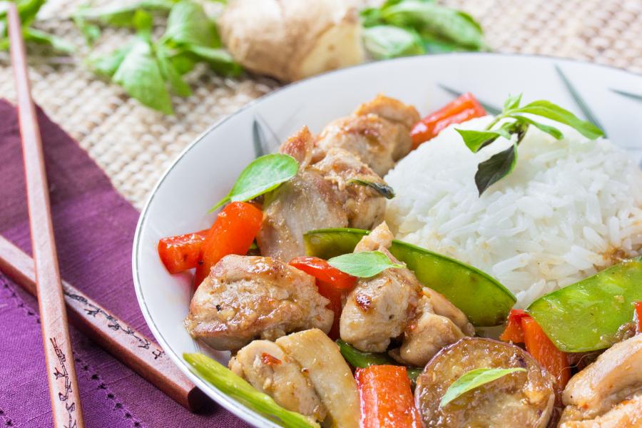 Thai Basil-Ginger Chicken